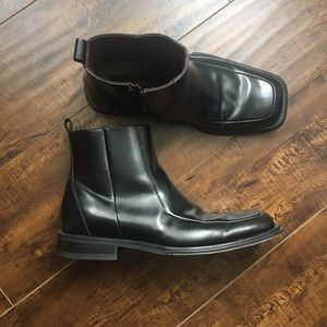 kenneth cole square toe boots